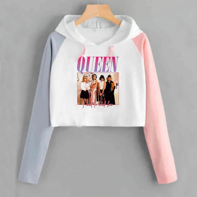 Sudadera con capucha de la banda Queen para mujer, sudadera de Freddie  Mercury, sudaderas con capucha Hipster de Hip Hop Rock para mujer, suéter  femenino de talla grande|Sudaderas con capucha y sudaderas| -