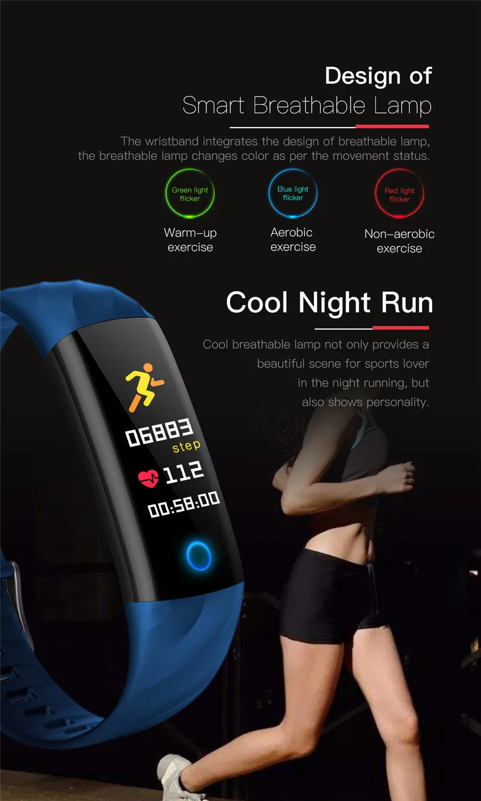 LIGE спортивный смарт-браслет монитор сердечного ритма кровяное давление фитнес-трекер Смарт-часы мужские смарт-браслет для ios android+ коробка
