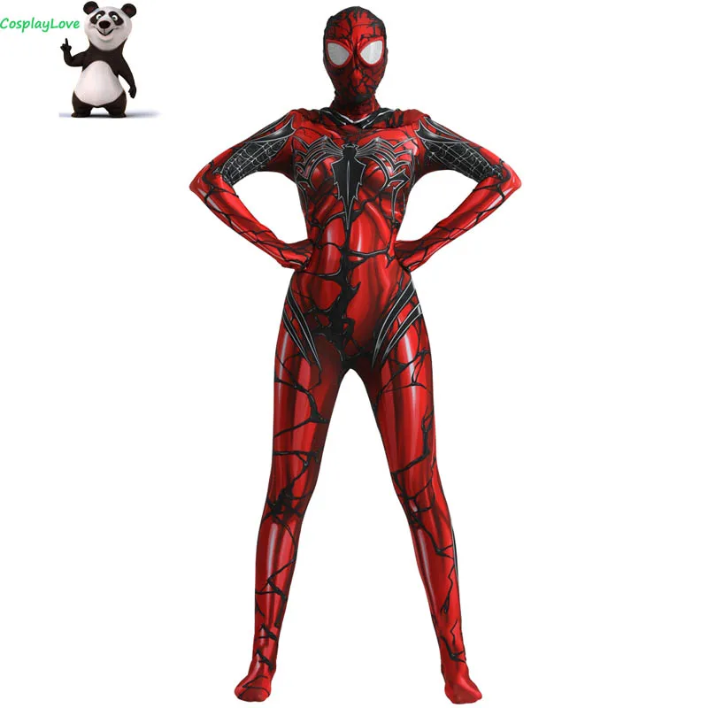 

CosplayLove Red Female Spider Man Spider-Gwen Gwen Stacy Zentai Suit Lycra Jumpsuit Spandex Cosplay Costume For Kid Girls