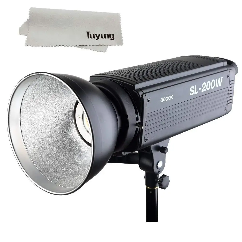 Godox SL-200W 200WS 5600K White Version LCD Panel LED Video Light Continuous Output Bowens Mount Studio CD50 | Электроника