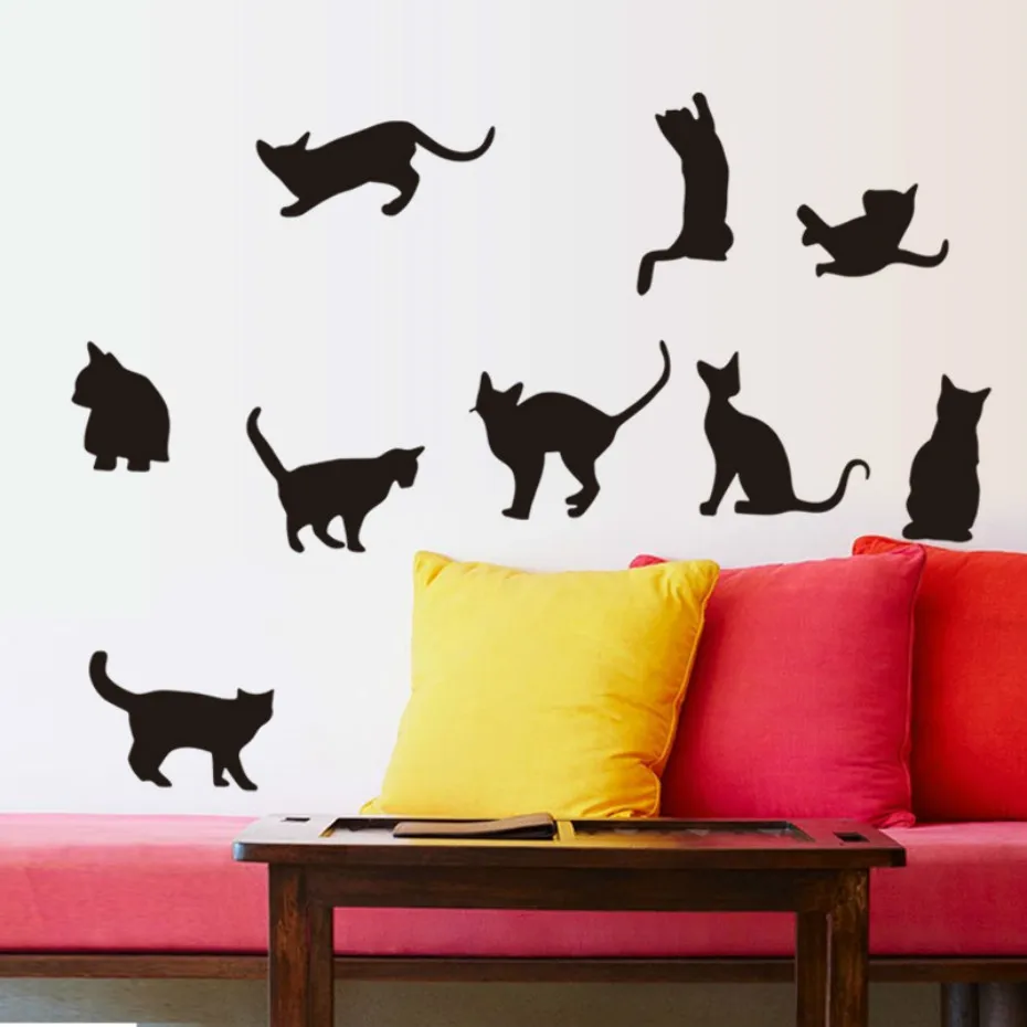 кошки для оформления интерьера