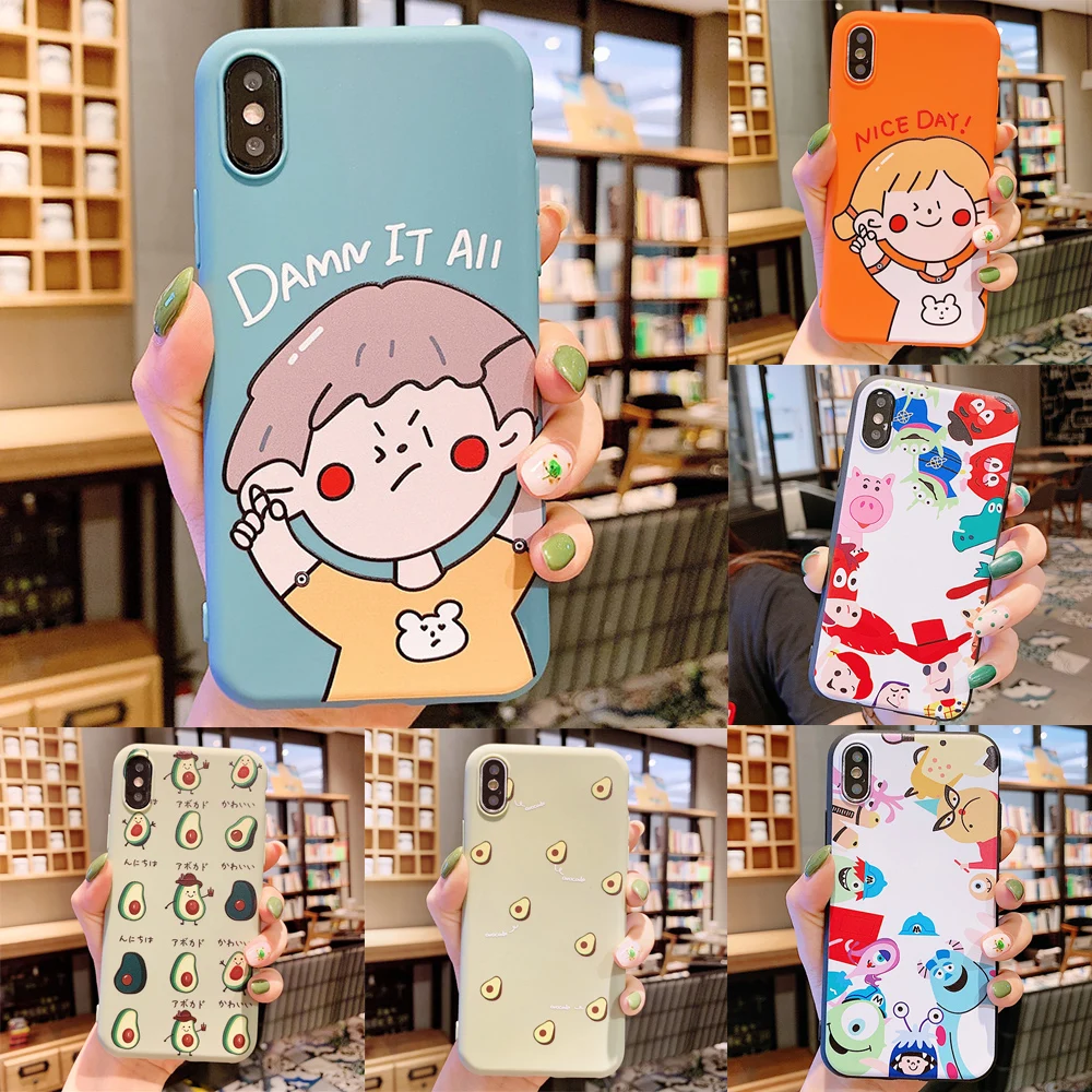 

Fashion Monsters Avocado Soft Case for OPPO R9 RSS R9S R11S Plus R15X R15 Pro Reno Z Z5X Silicone Cover Phone Cases Fundas