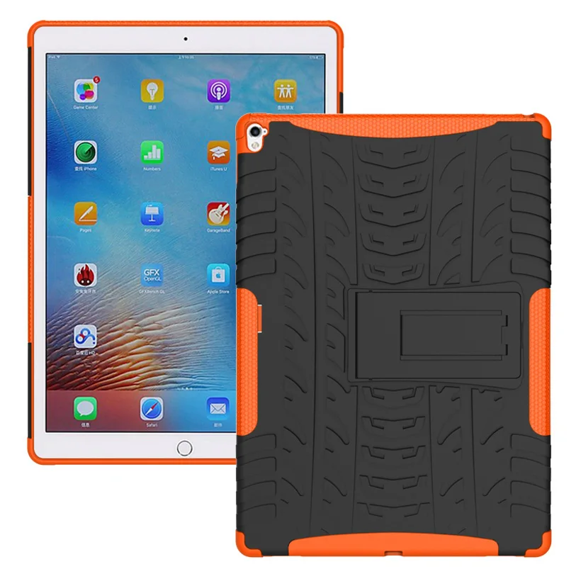 Чехол для iPad Pro 9,7 чехол для планшета Battlegear PC+ TPU противоударный чехол для iPad Air3 - Цвет: Orange