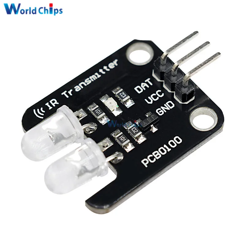 

2 Channel Electronic Building Blocks Two way Infrared Transmitter Module IR Transmitter For Arduino