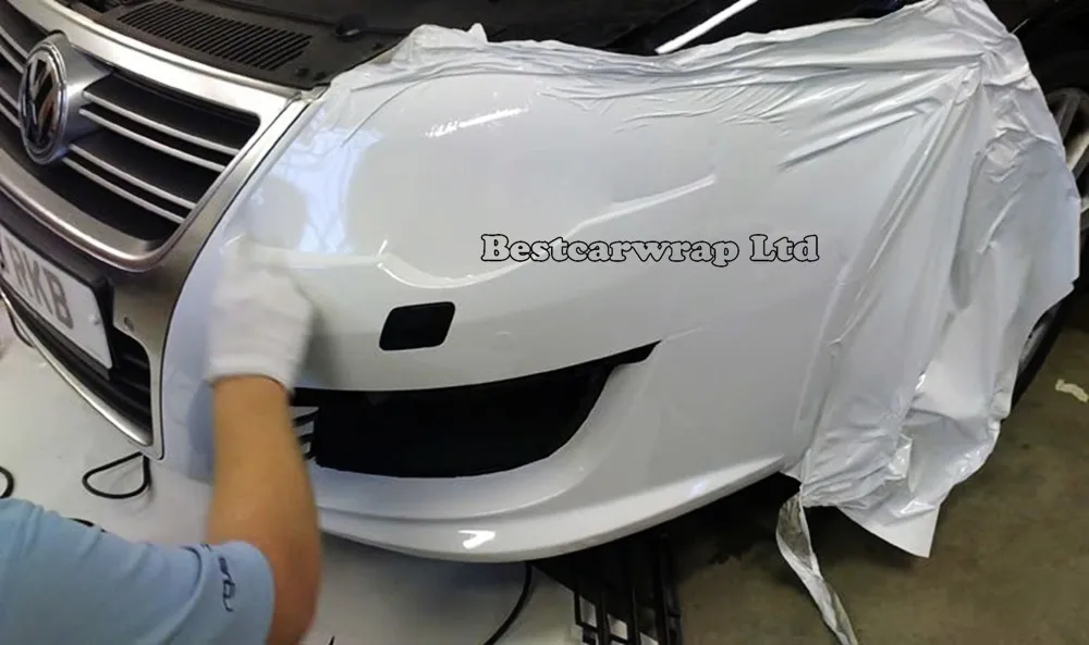glossy white vinyl car wrapping film 3m Foile