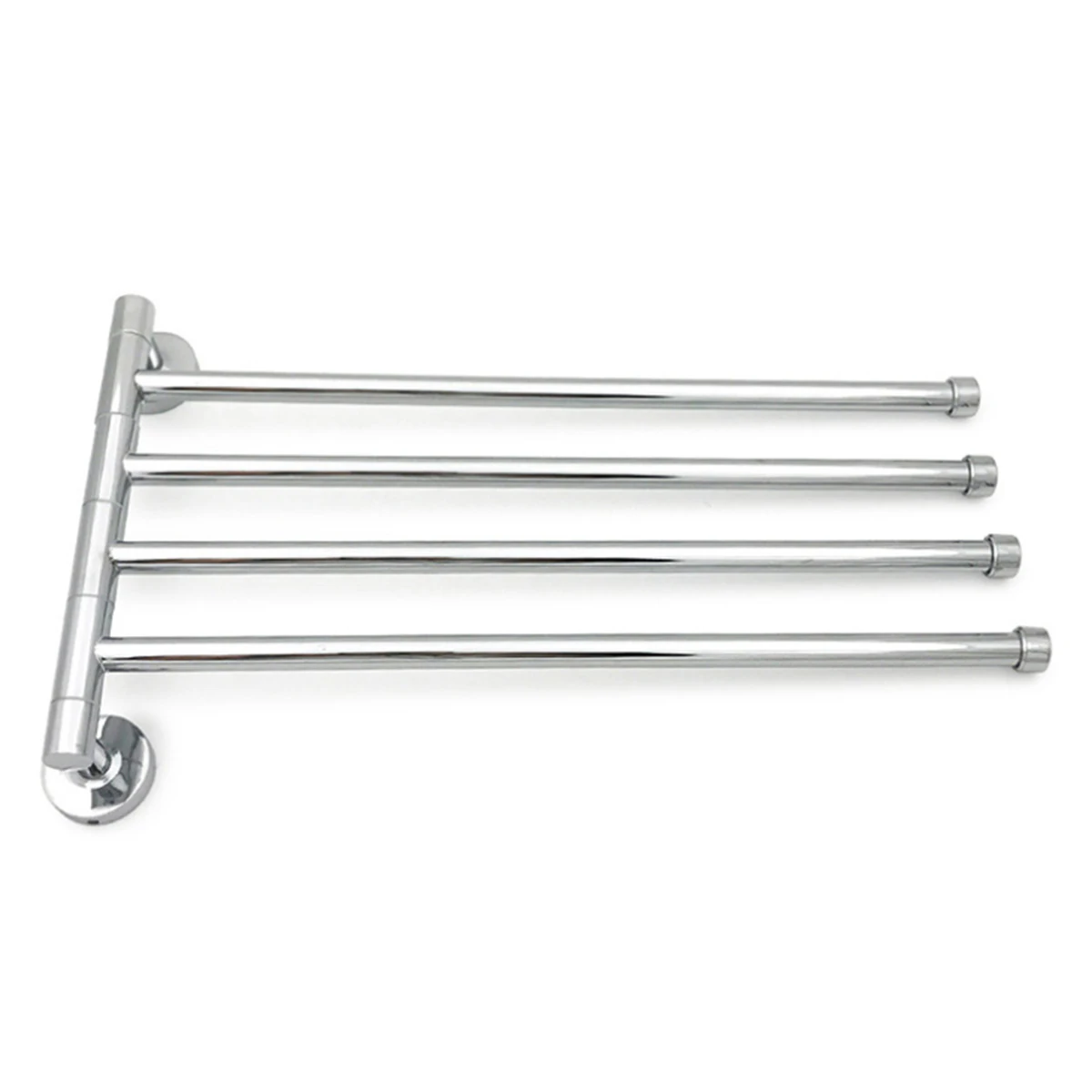 4 Arms Space Saving Stainless Steel Swing Out Towel Bar Swivel Towel Rack Bathroom Wall Mounted Towel Holder Organizer with 2/3/4 Arms - Цвет: 4 Arms