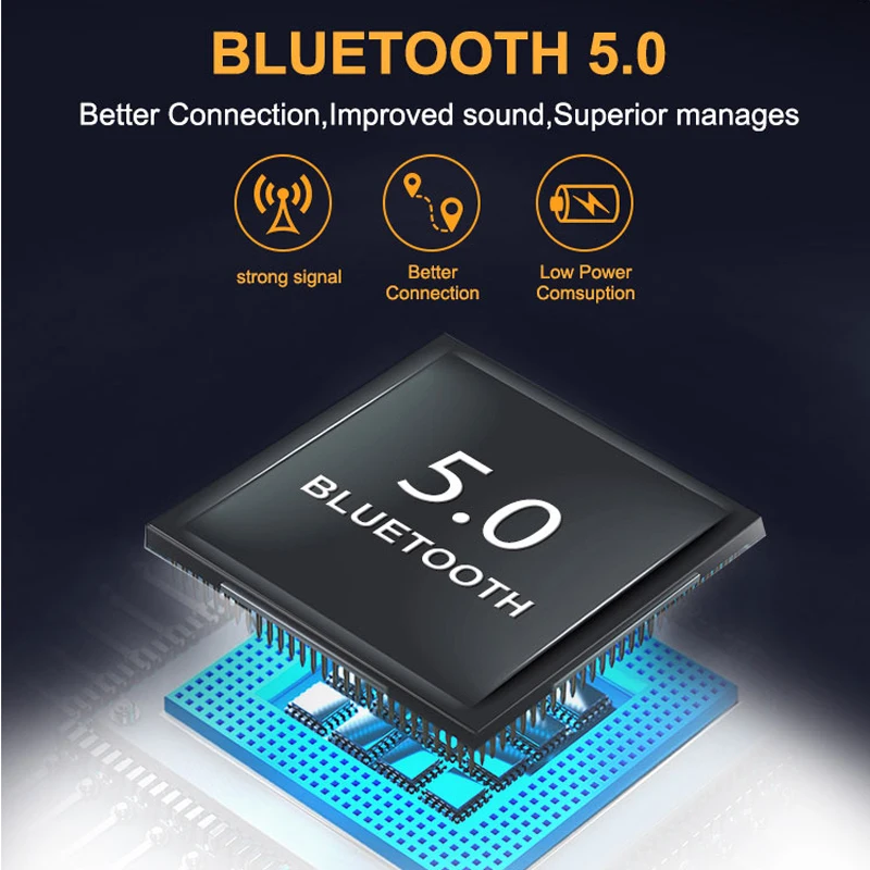 Mini EP010 TWS Bluetooth v5.0 Headphone Touch Headset Wireless Earbuds Earphone With Mic for iPhone Android PK i9s i7s i8 LK-TE8