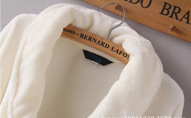Robes Pajamas Winter Bath Lounge Long Kimono Robe Vintage Fleece Lined Ultra Plush Plus Size for Women and Men ouc032