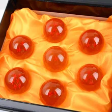 Dragon Ball Z 4 см Стрекоза 7 Звезд Хрустальный шар коллекционные игрушки Фигурки 1~ 7 хрустальные шары Фигурки 7 шт/Se