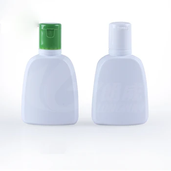 

30pcs/lot 120ml ablate Flip top cap refillable bottle Bottles White Small Empty Bottle