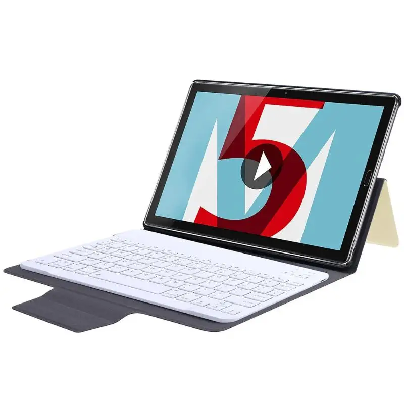 

VAKIND NEW For Huawei Portable Flip Detachable Bluetooth3.0 Keyboard Stand Case Cover For Huawei M5 10.8/10.8Pro (CMR-W09/AL09)
