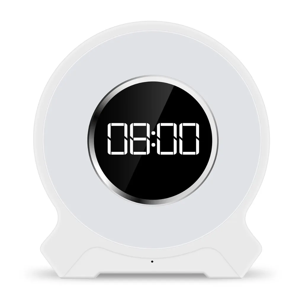 

Wireless Alarm Clock Bluetooth Speaker Wake up Light Home Speaker Digital Night Light Speaker