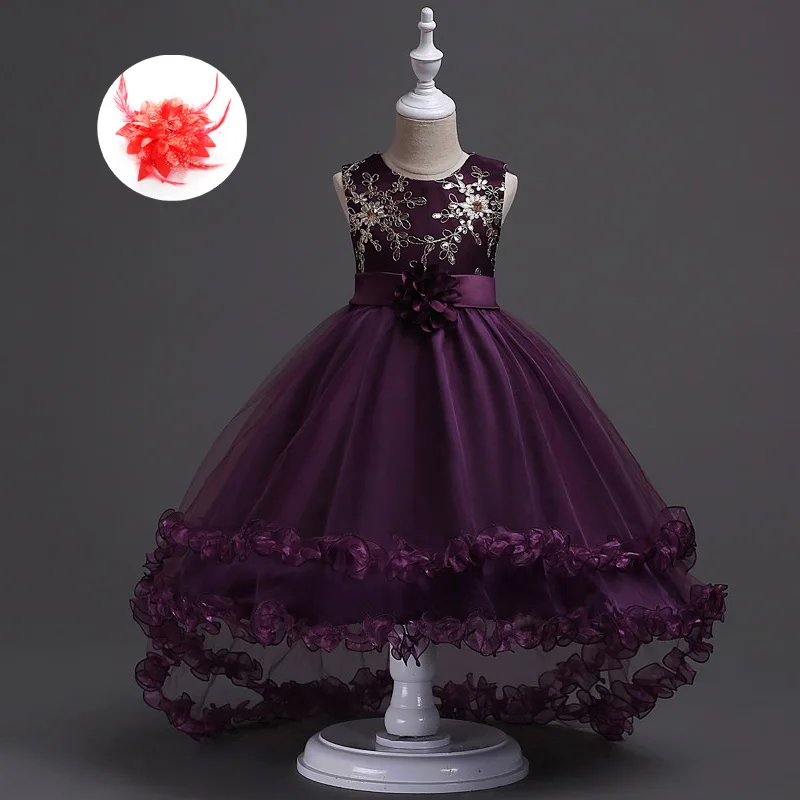 Gorgeous Formal 2019 New Kids Clothes Children Arrive Glitz Pageant Evening Gowns Wedding Party Dresses for Little Girls | Детская