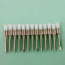 100 шт./пакет Стоматологическая лабораторная нейлоновая защелка Маленькая плоская полировальная щетка щетки для стоматологического ухода