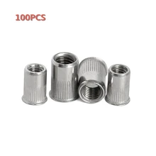 100 шт./компл. M4 M5 M6 M8 M10 M12 заклепочные гайки Rivnuts blindnuts Nutserts гайки Вставить заклепки