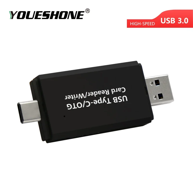 

USB 3.0 Type C/OTG Card Reader USB Universal 2 In 1 TF/SD Card Reader adapter for smart phone/Computer/Type-C deveices free ship