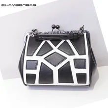 Women Small Crossbody Bags Geometric Messenger Bags Fashion Shoulder Handbags Female Femine Bolsa Bags Designer N494