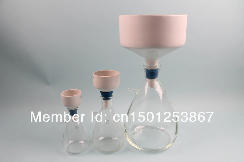 500mL Buchner Filtration Kit with Funnel, Flask, Adapter & Filter Paper