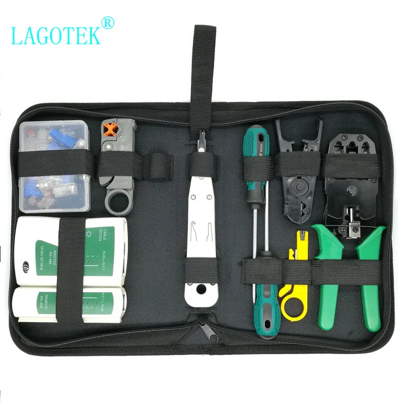 

RJ45 RJ11 RJ12 CAT5 CAT5e Portable LAN Network Repair Tool Kit Utp Cable Tester AND Plier Crimp Crimper Plug Clamp PC