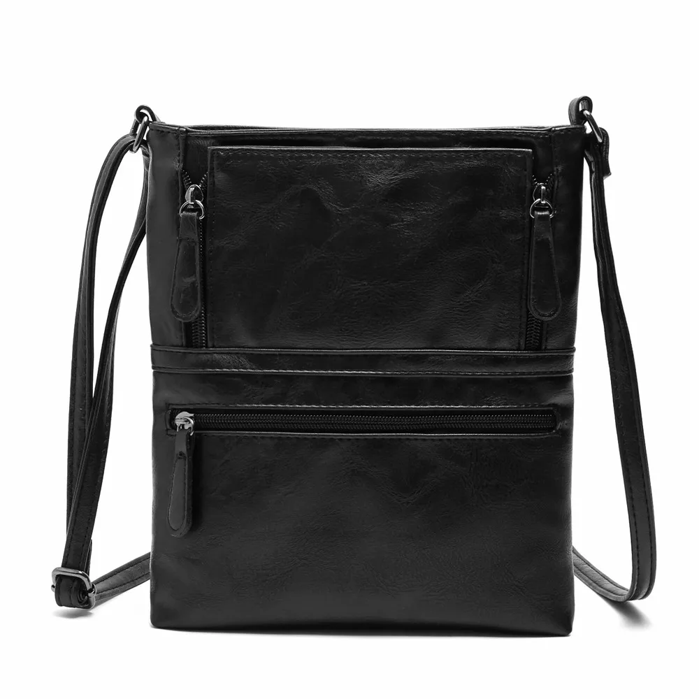 Sleeper#401 женский кожаный кошелек сумка через плечо на молнии сумка-мессенджер модный дизайн подарки