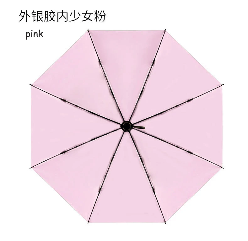 Fashion Silver Reflective Umbrella Rain Women Anti UV Windproof Folding Umbrellas Travel Business Umbrella Man parasol Paraguas зонт прозрачный