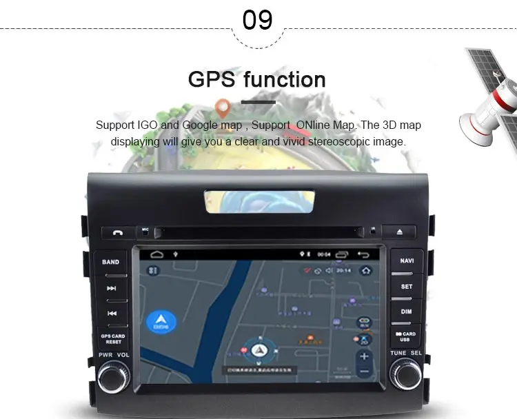 Sale JDASTON Android 9.1 Car Multimedia Player For Honda CRV CR-V CR V 2012-2016 2 Din Car Radio GPS Navigation DVD IPS WIFI Stereo 10