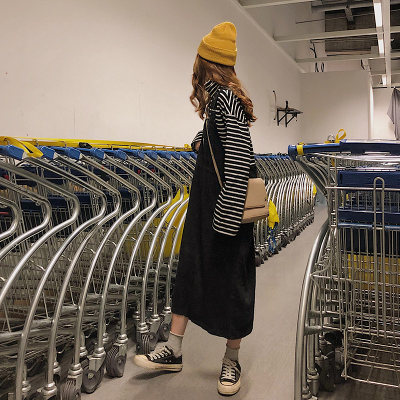 Mid-Calf Denim Overalls