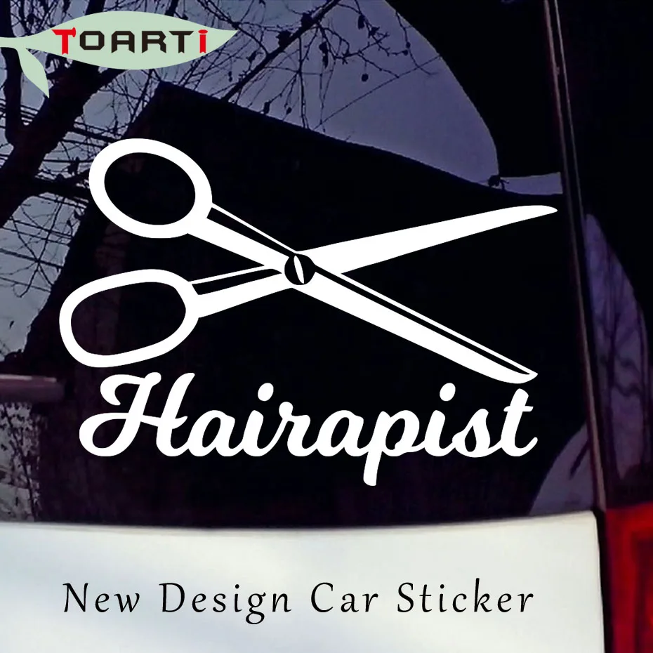 Buy Love To Cut Hair Sticker Stylist Scissors Vinyl