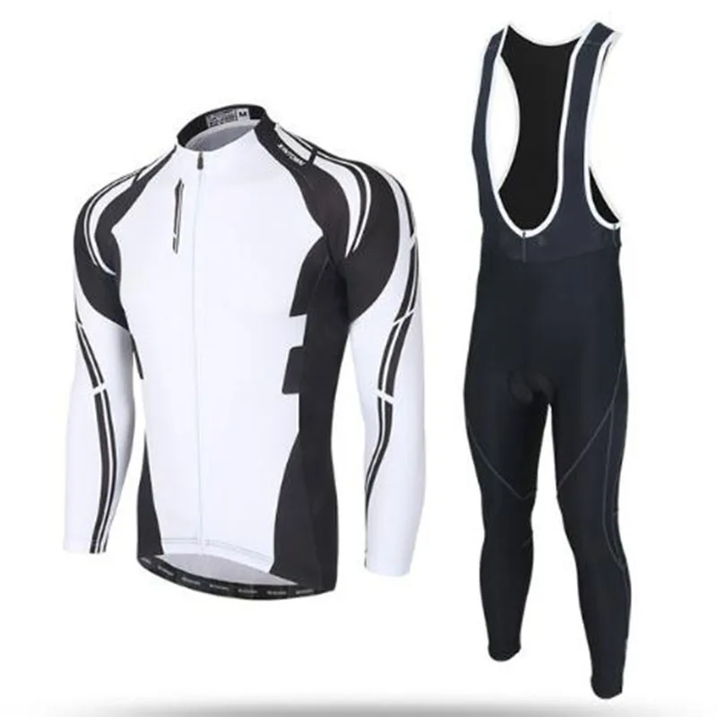 

2019 MTB New Winter mtb Cycling Sets Cycling Clothing Long-Sleeved Strap Bicycle Jerseys Bike Sportswear ropa ciclismo
