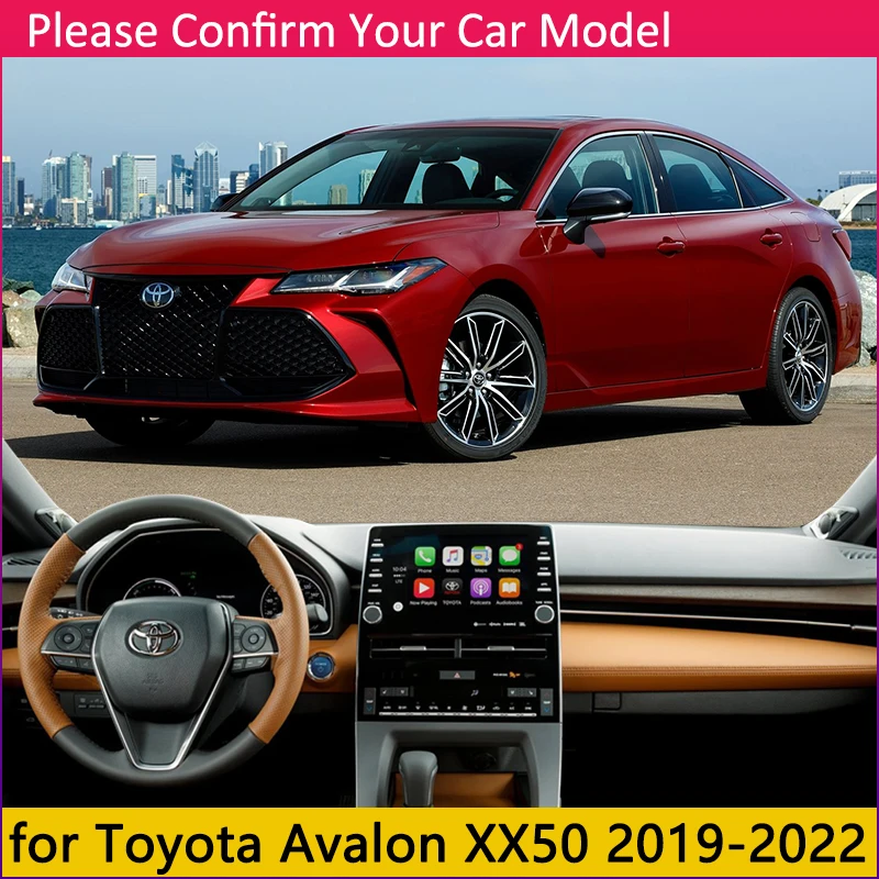 Для Toyota Avalon 2019 2020 2021 2022 XX50 50 Противоскользящий коврик на приборную панель
