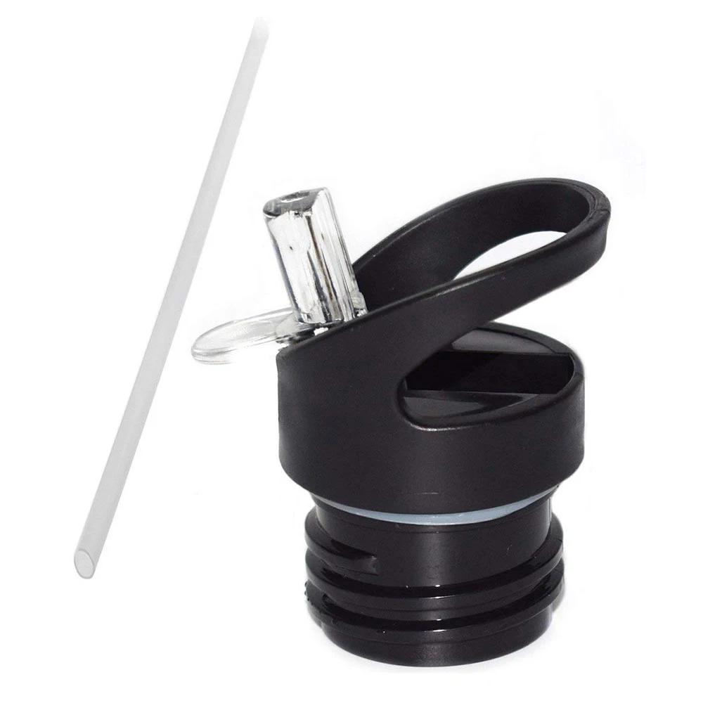 

Hot Sale Water Drinking Straws with Lid For Hydro Flask Straw Flip Lids Cap 18 32 40 64oz Wide Mouth Water Bottle with Straw