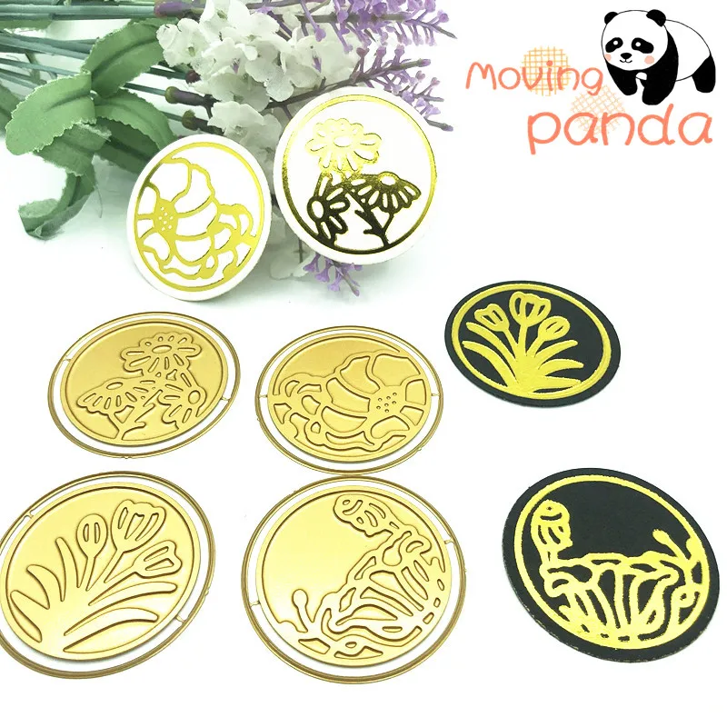

Flower tag HOT FOIL PLATE Metal Cutting Dies DIY Photo Album Embossing Die Cut Scrapbooking Stencils Hot Stamping Foil