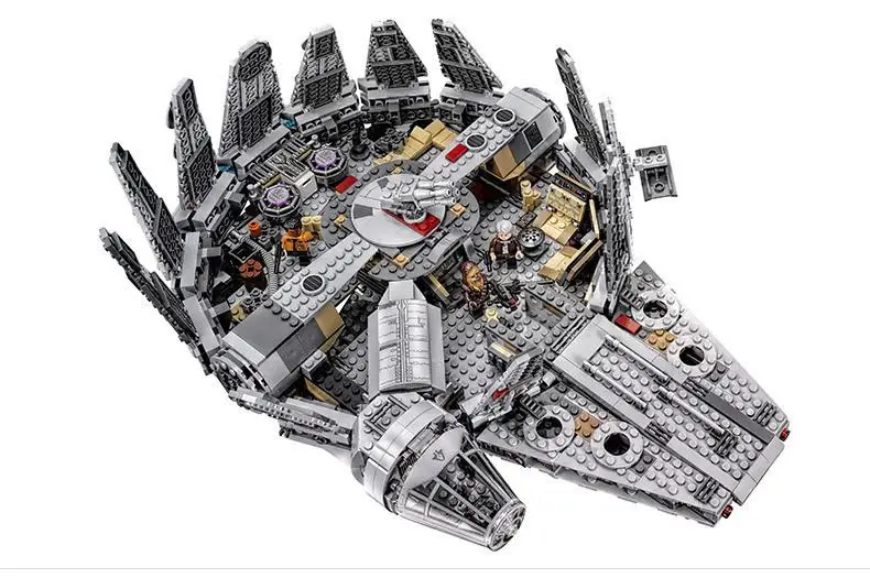 

Star Set Wars The Force Awakens Compatible Legoings 75105 Falcon Figures Model Building Blocks 79211 Toys For Boys