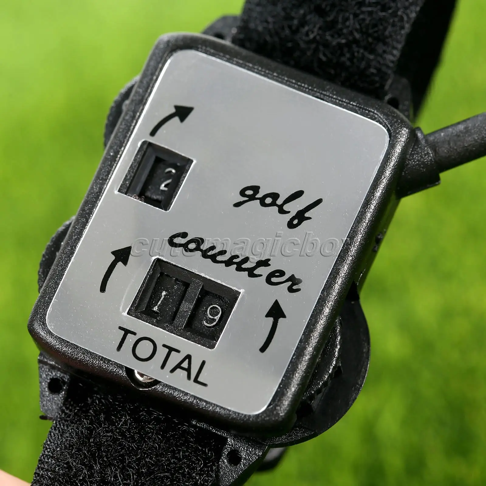 1 قطعة البسيطة الأسود جولف التدريب الايدز عدد ساعة معصمه نادي الغولف السكتة الدماغية النتيجة حارس طلقة إضرب مكافحة الرياضية الغولف اكسسوارا...