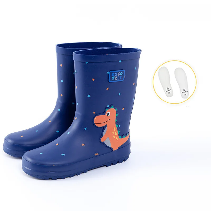 Детские резиновые сапоги с рисунком динозавра из мультфильма «животные ...