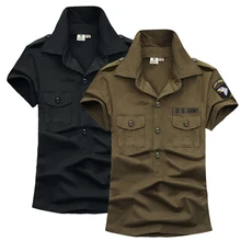 Фирменная Новинка, уличная армейская рубашка, женские спортивные рубашки, летние рубашки с коротким рукавом, рубашки, дышащие хлопковые рубашки для кемпинга, походов, женские рубашки