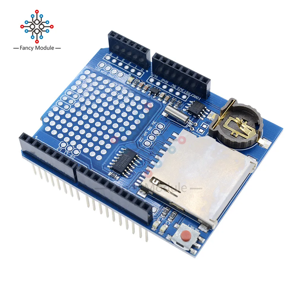Новый модуль регистрации данных устройство V1.0 для SD карты Arduino UNO R3|shield for arduino