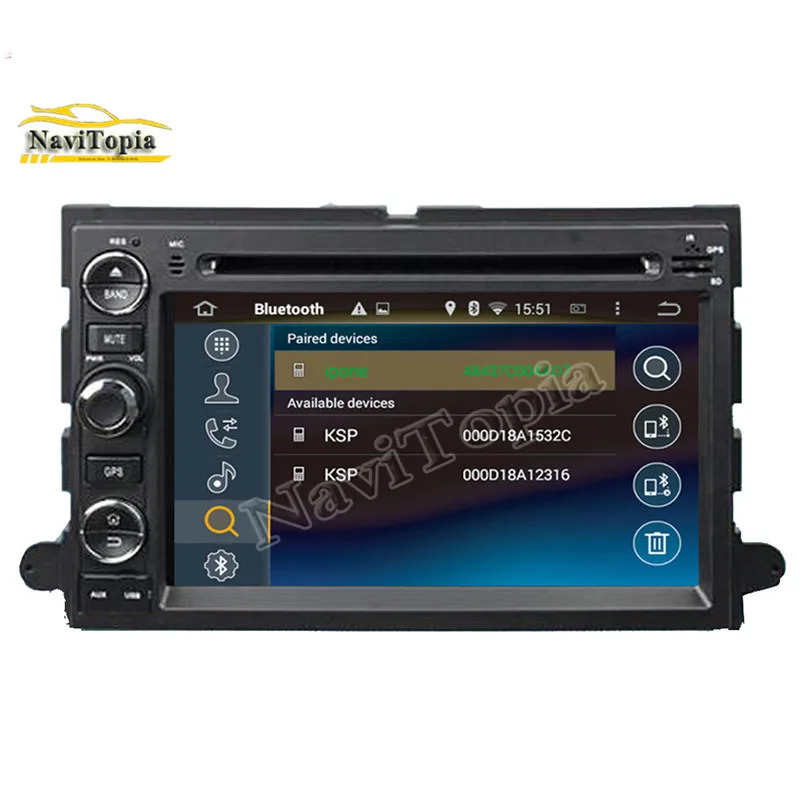 Sale NAVITOPIA 4G RAM 32G ROM Octa Core Android 9.0 Car GPS for Ford Mercury Montego 2005-2006 for Mercury Mountaineer 2007-2009 5