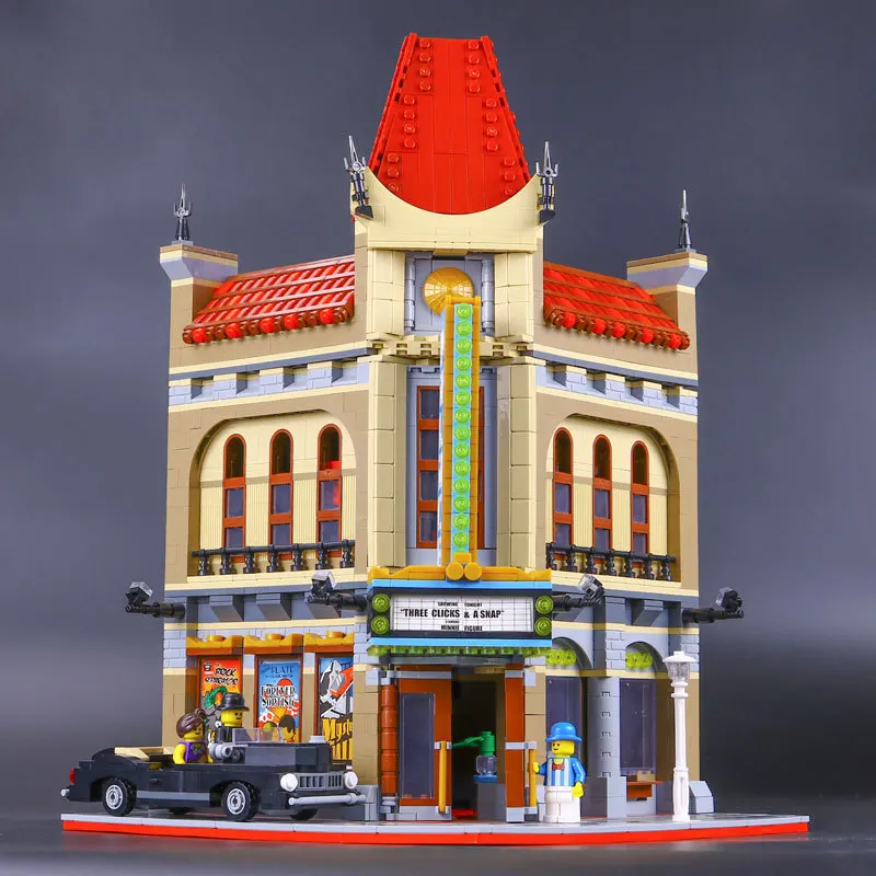 

Lepin 15006 23549pcs Building Blocks LegoINGlys City Toys Creative Street View Enacted Chinese Grand Theatre Assembled Building