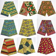 Новое поступление африканская вощеная ткань принтом высокое качество гарантированное Анкара Дашики хлопок 6 ярдов