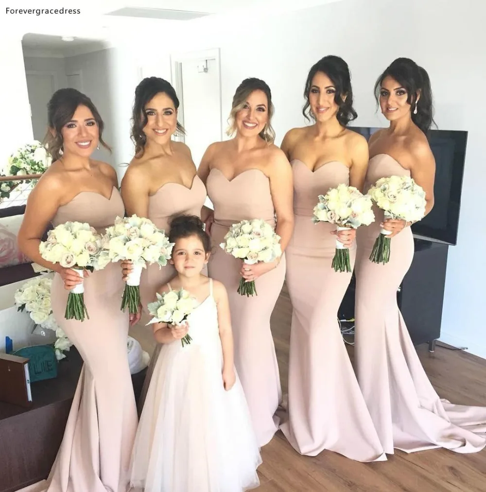 Bridesmaids Dresses Sweetheart Backless Western Country Garden Formal Wedding Guest Dress Evening Prom Gowns Cheap Onsale BM0362  76