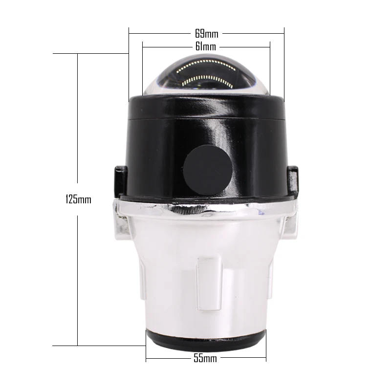 TAOCHIS M6 2.5 بوصة ثنائية زينون HID السيارات سيارة التصميم الضباب كشاف ضوئي عدسة مرحبا/لو العالمي الضباب مصباح سيارة التحديثية H11 لمبات