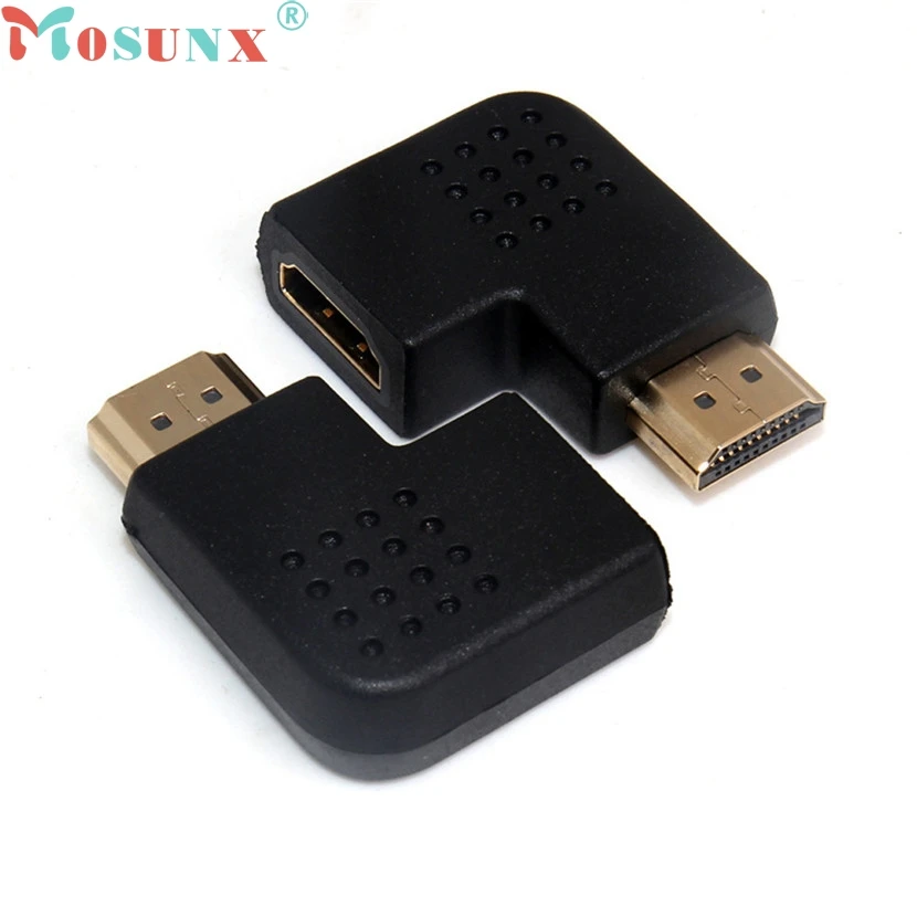 Лидер продаж переходник удлинитель для кабеля 2017 HDMI папа угол 90 градусов 270