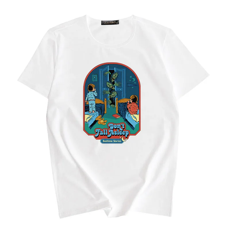 Let's Summer Demons графический принт Harajuku забавная винтажная Женская Повседневная футболка Топы с коротким рукавом Новая летняя футболка в стиле tumblr для женщин - Цвет: 20