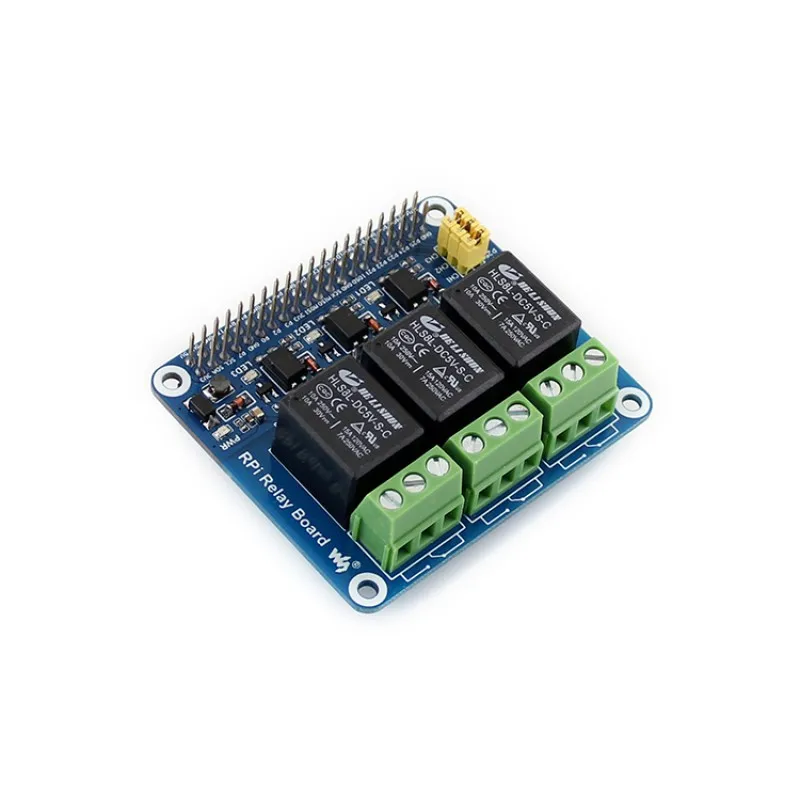 

module Waveshare Raspberry Pi Power Relay Board Expansion module Shield Supports RPi A+/B+/2 B/3 B for Home Automation Intellige