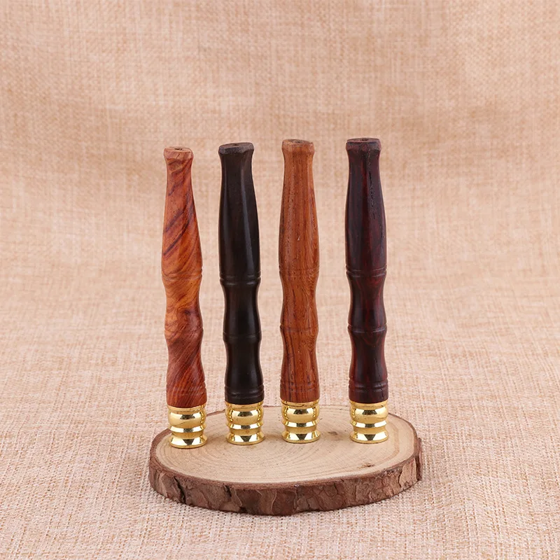 

1 Pcs Wood Filter Pipes Smoking Pipe Portable Creative Tobacco Pipe Narguile Smoke Mouthpiece Multi-function Cigarette Holder