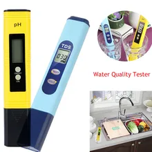 1 шт. Цифровой тест качества воды метр PH 2 в 1 0-9990 PPM Диапазон измерения 1 PPM разрешение Temp инструменты аксессуар