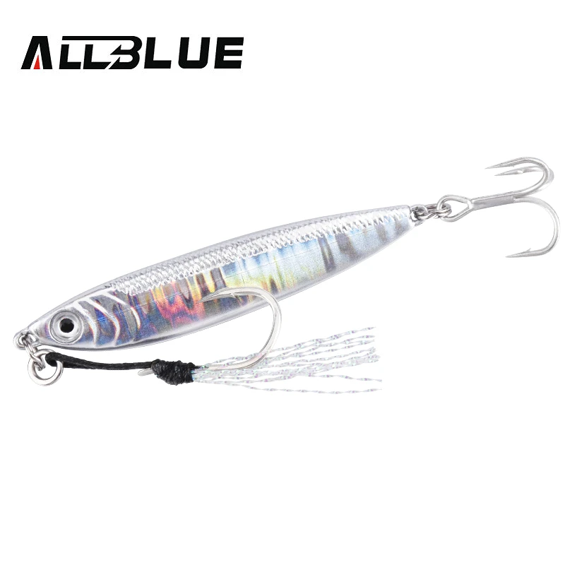 

ALLBLUE BURNES Cast Metal Jig 20G 30G Fast Speed Shore Casting Jigging Spoon Sea Bass Lure Artificial Bait Fishing Tackle