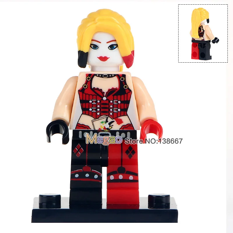 Harley Quinn 50 шт./лот DC Super Hero WM468 Rip Hunter легенды завтрашнего дня Конструкторы для детей подарок игрушки - Цвет: Harley Quinn