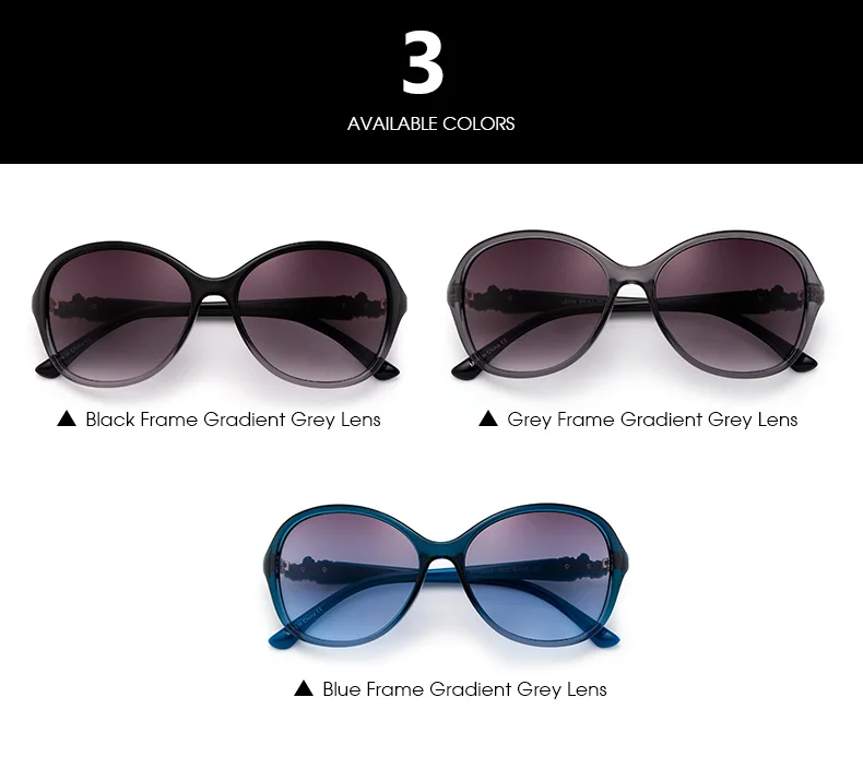 JM негабаритных градиент UV400 солнцезащитные очки с защитой от классические круглые очки со стразами Для женщин